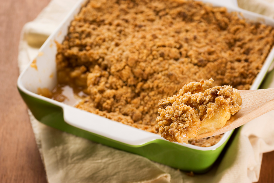 Healthy Rustic Apple Crumble Recipe