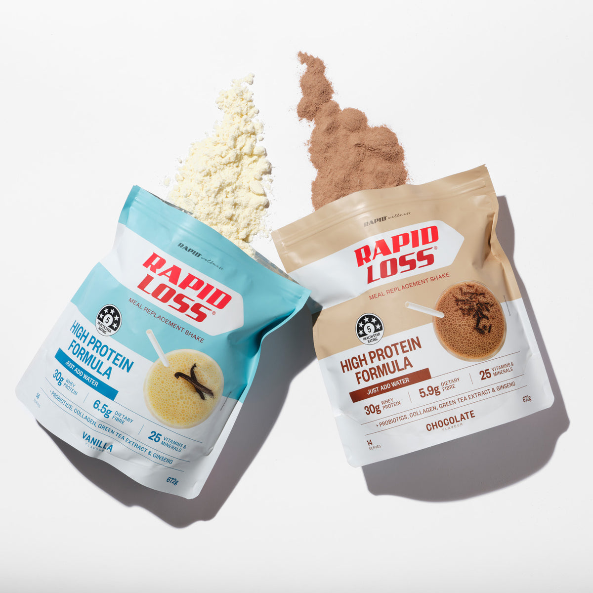 High Protein Chocolate & Vanilla Duo + Free Shaker
