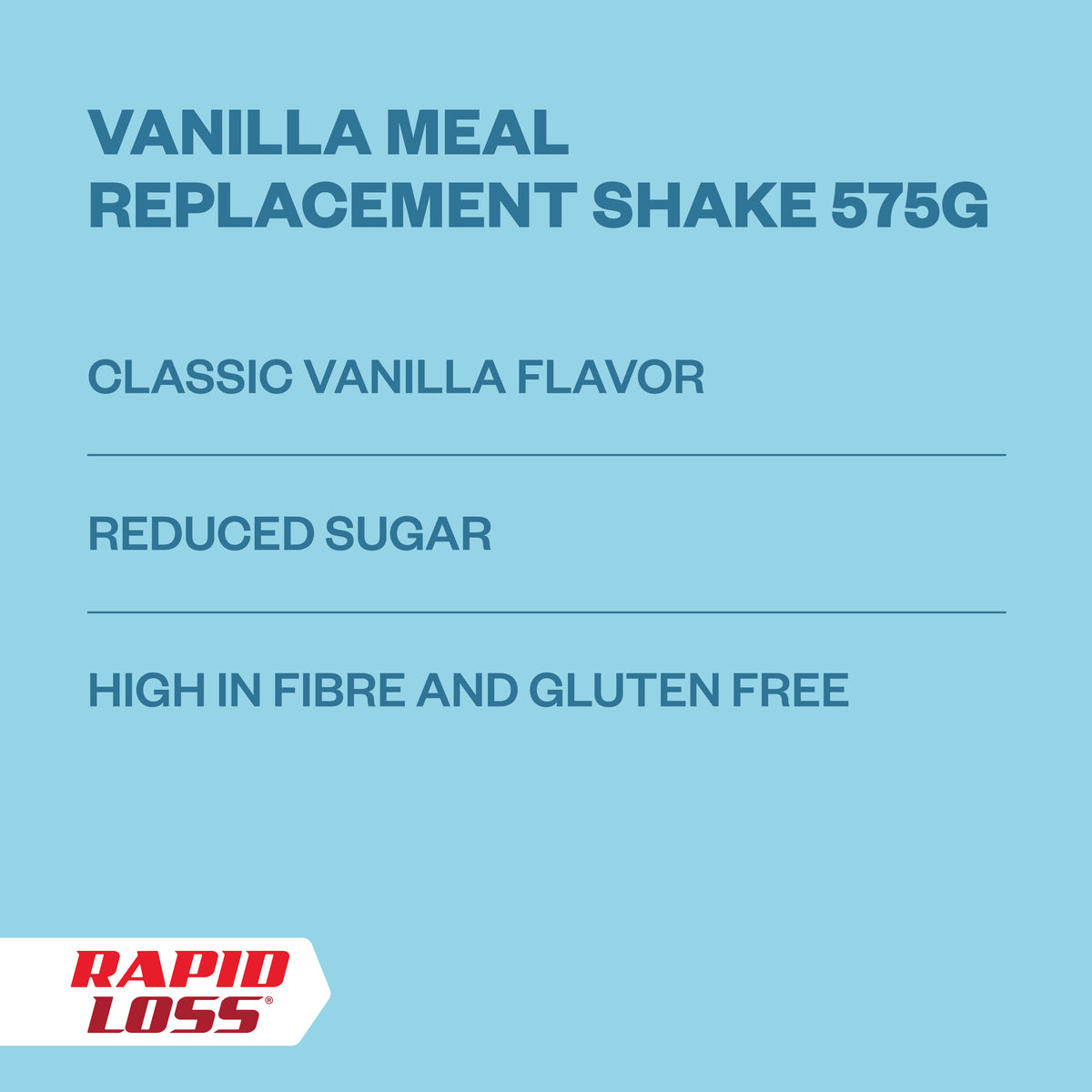 Vanilla Meal Replacement Shake 575g