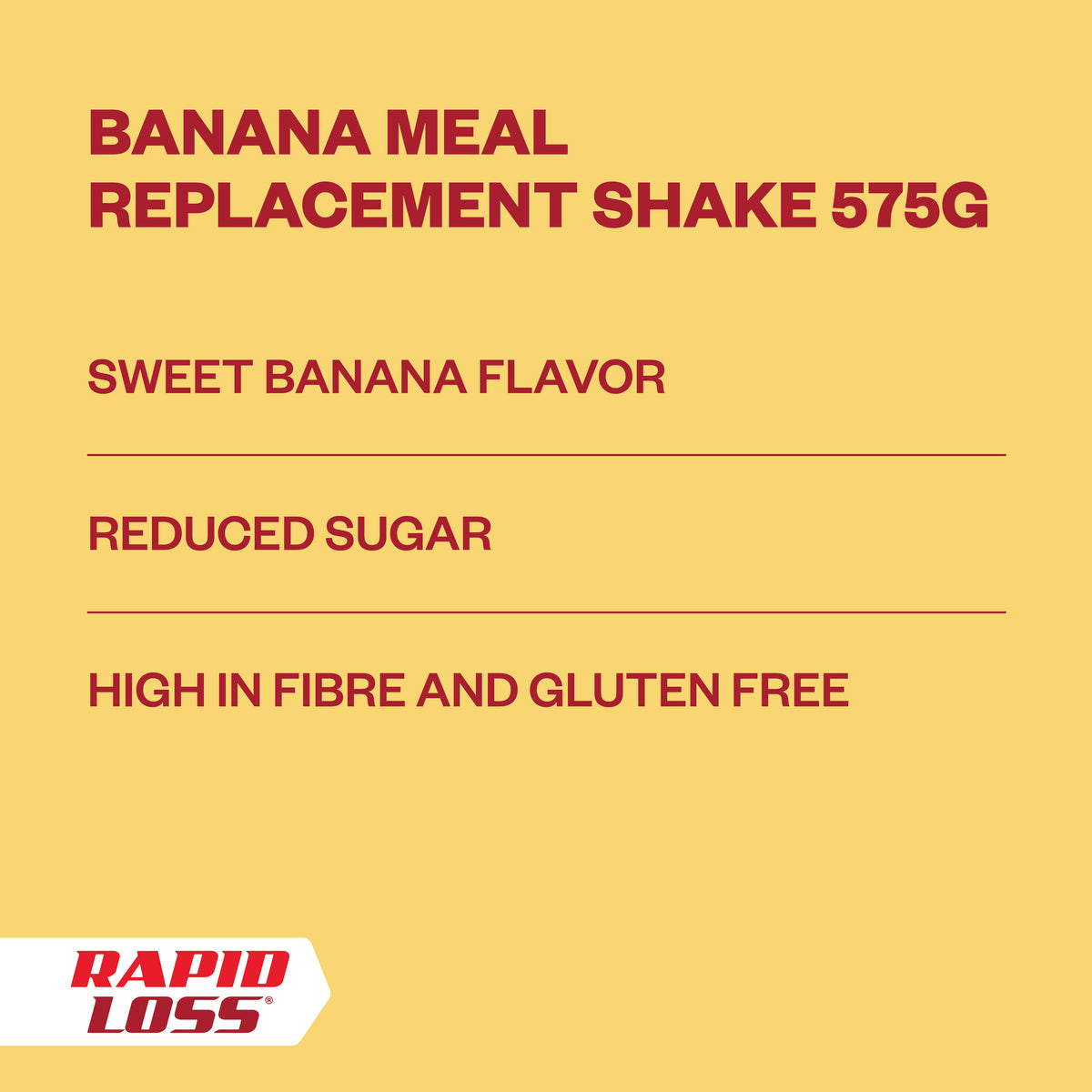 Banana Meal Replacement Shake 575g
