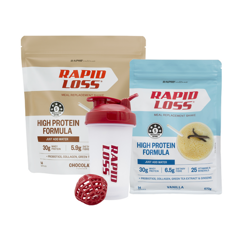 High Protein Chocolate & Vanilla Duo + Free Shaker