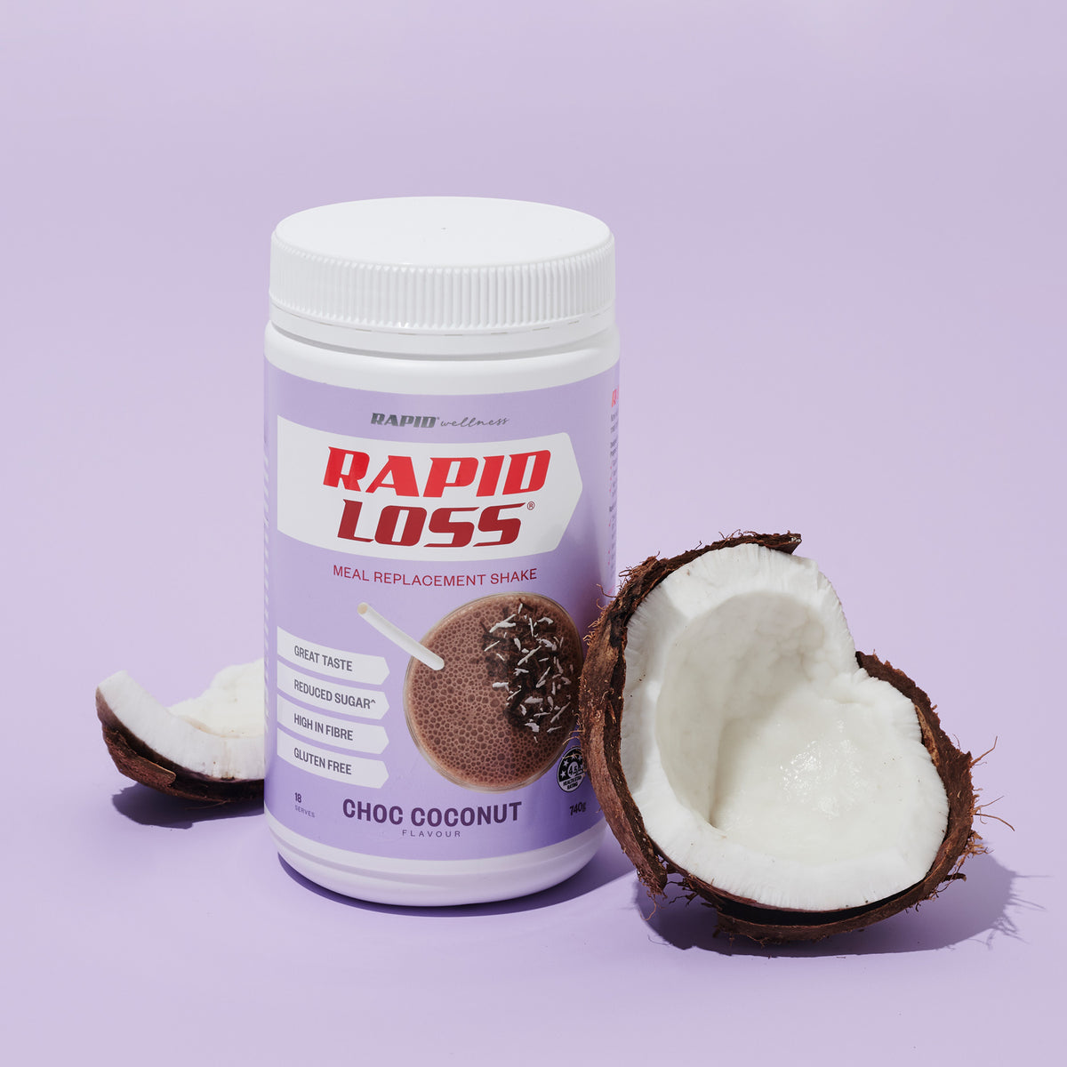 Choc Coconut 740g 3 Pack (EXPIRY MARCH 24)